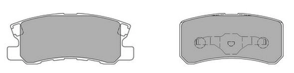 FBP-1563 FREMAX Комплект тормозных колодок, дисковый тормоз (фото 4)
