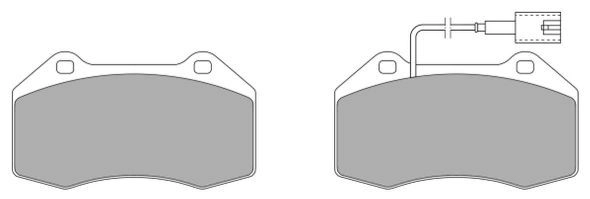 FBP-1586 FREMAX Комплект тормозных колодок, дисковый тормоз (фото 2)