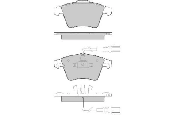 FBP-1633 FREMAX Комплект тормозных колодок, дисковый тормоз (фото 2)