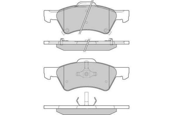 FBP-1730 FREMAX Комплект тормозных колодок, дисковый тормоз (фото 1)