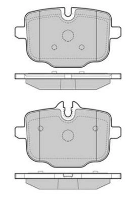 FBP-1966 FREMAX Комплект тормозных колодок, дисковый тормоз (фото 2)