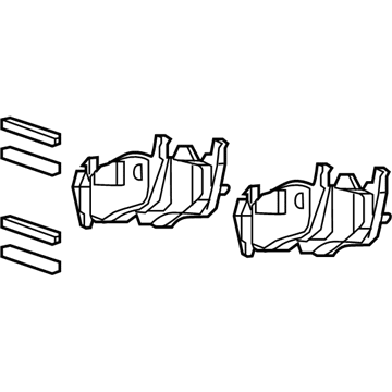 68399102AB CHRYSLER Pad kit (фото 4)