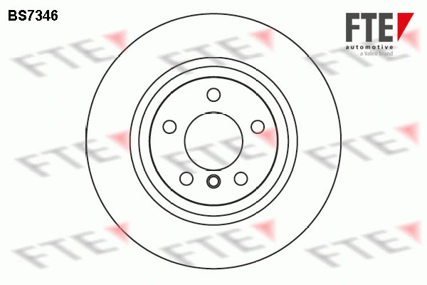 9071051 FTE Тормозной диск (фото 1)