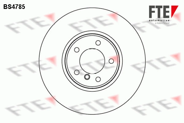 9071191 FTE Тормозной диск (фото 1)