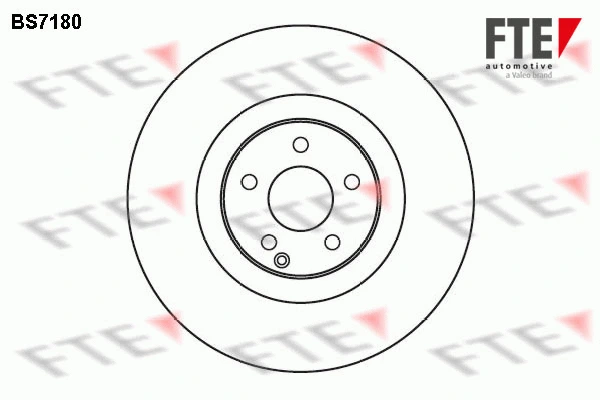 9071259 FTE Тормозной диск (фото 1)