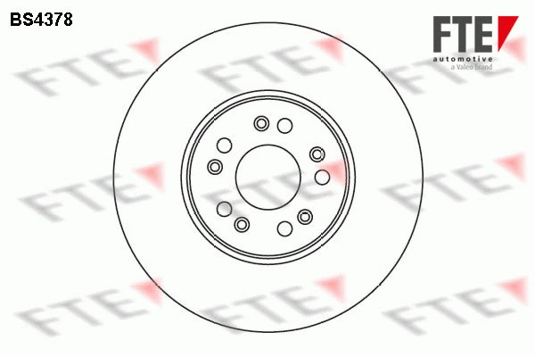 9071291 FTE Тормозной диск (фото 1)
