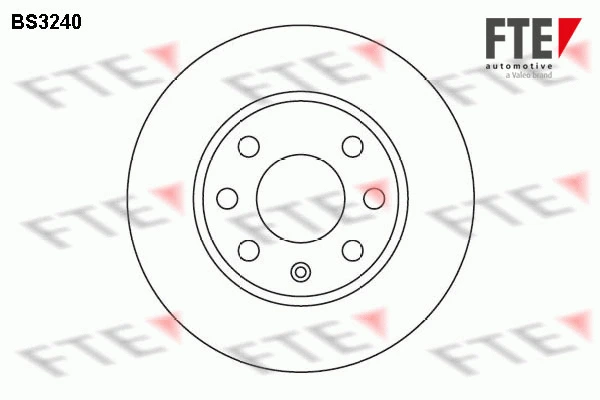 9072168 FTE Тормозной диск (фото 1)
