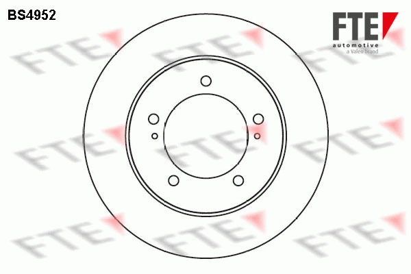 9072475 FTE Тормозной диск (фото 1)