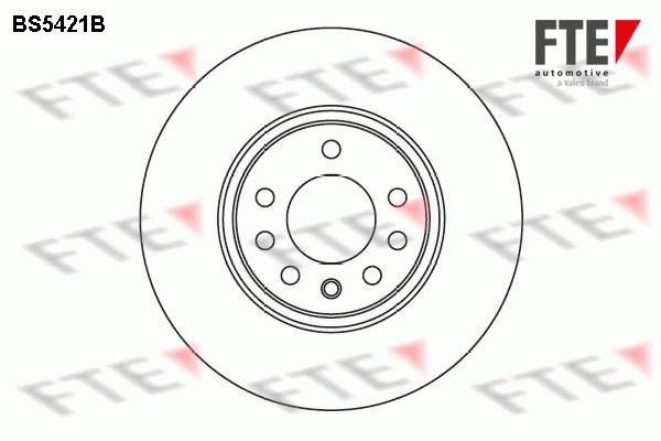 9081176 FTE Тормозной диск (фото 1)