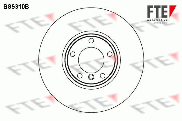 9081185 FTE Тормозной диск (фото 1)