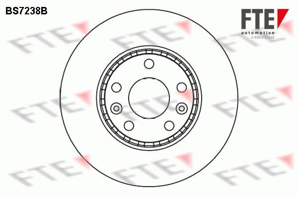 9081219 FTE Тормозной диск (фото 1)