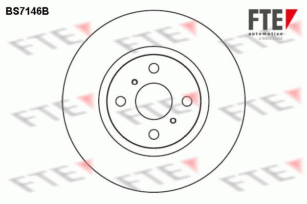 9082167 FTE Тормозной диск (фото 1)