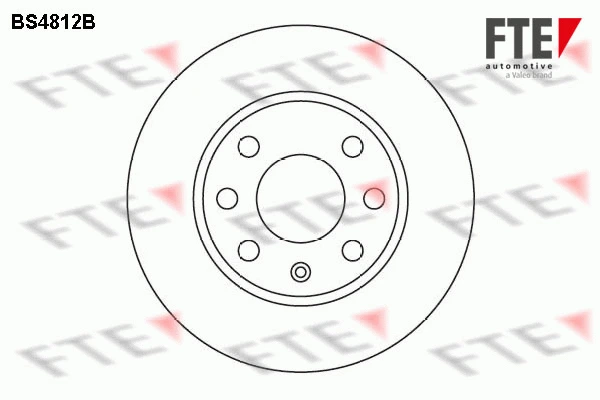 9082481 FTE Тормозной диск (фото 1)