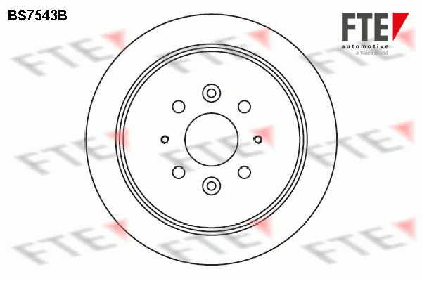 9082516 FTE Тормозной диск (фото 1)