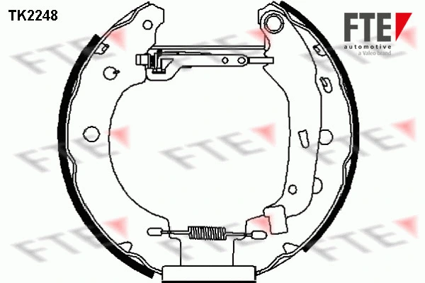9110023 FTE Комплект тормозных колодок (фото 1)