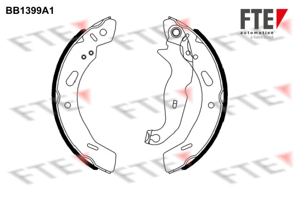 9100134 FTE Комплект тормозных колодок (фото 1)