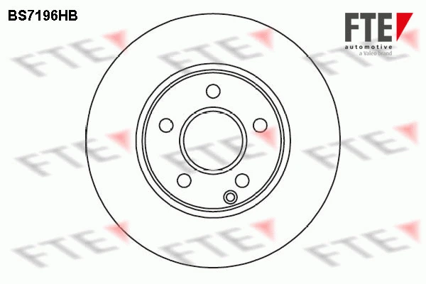 9082593 FTE Тормозной диск (фото 1)