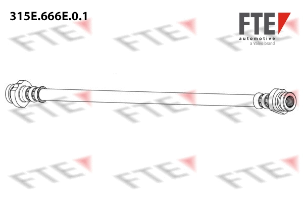 9240936 FTE Тормозной шланг (фото 1)