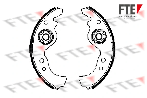 9100000 FTE Комплект тормозных колодок (фото 1)