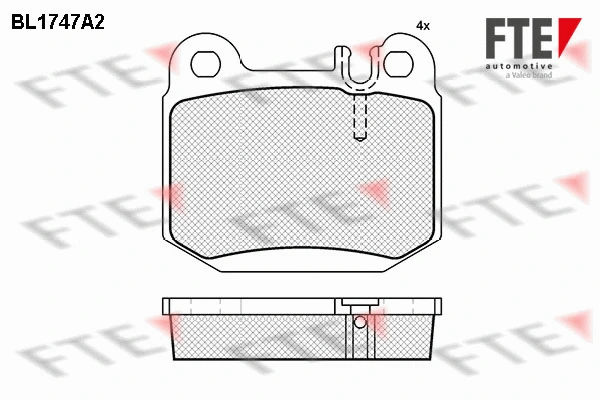 9010330 FTE Комплект тормозных колодок, дисковый тормоз (фото 1)