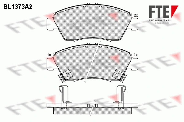 9010150 FTE Комплект тормозных колодок, дисковый тормоз (фото 1)