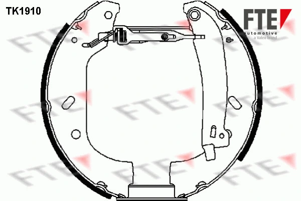 9110009 FTE Комплект тормозных колодок (фото 1)