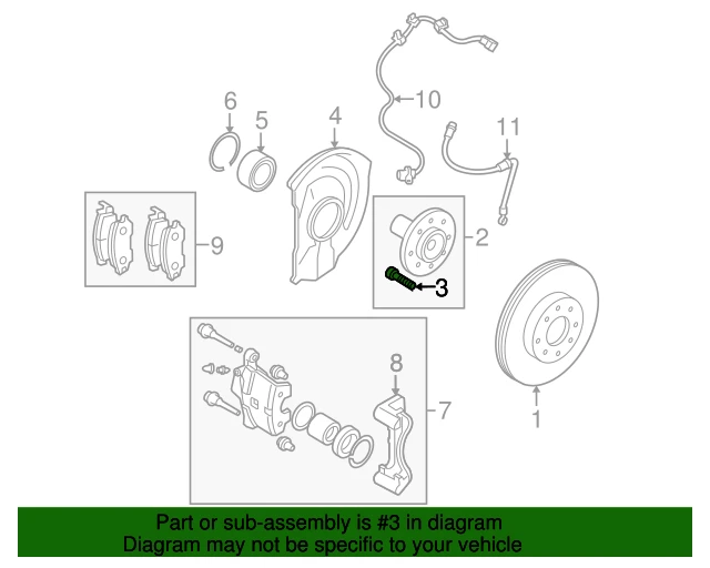 MB58 4329 CHRYSLER Bolt, wheel hub,. auto. trans. (фото 2)