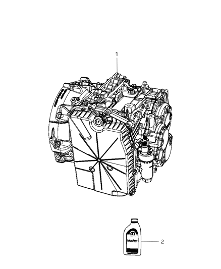 68044345EA CHRYSLER Трансмиссионное масло 1 л (фото 2)