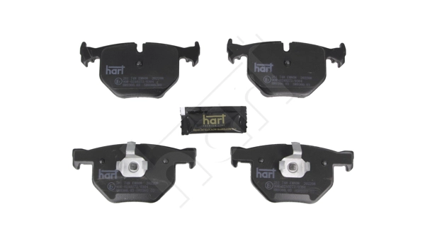 261 748 Hart Комплект тормозных колодок, дисковый тормоз (фото 2)