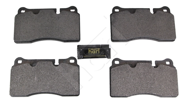 261 809 Hart Комплект тормозных колодок, дисковый тормоз (фото 1)