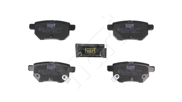 261 815 Hart Комплект тормозных колодок, дисковый тормоз (фото 2)