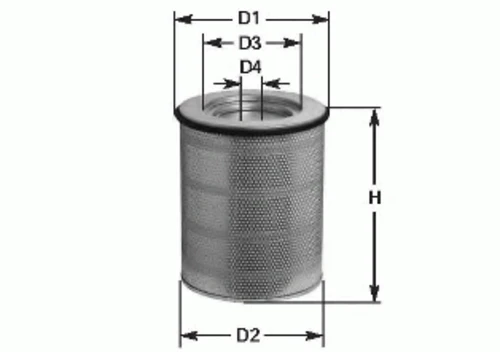 MA 755 CLEAN FILTERS Воздушный фильтр (фото 1)