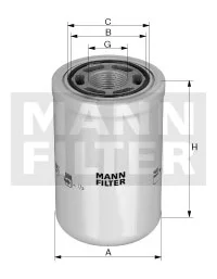 WH 945/3 MANN Фильтр, система рабочей гидравлики (фото 1)