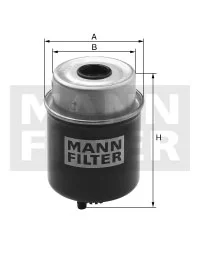 WK 8127 MANN Топливный фильтр (фото 1)