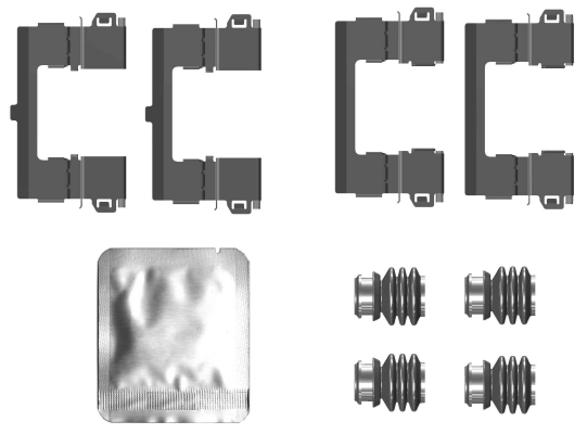 8DZ 355 207-391 BEHR/HELLA/PAGID Комплектующие, колодки дискового тормоза (фото 1)