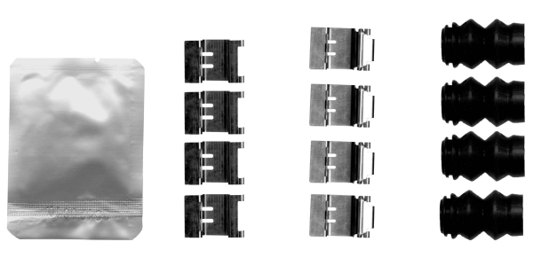 8DZ 355 206-711 BEHR/HELLA/PAGID Комплектующие, колодки дискового тормоза (фото 1)