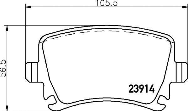 8DB 355 045-131 BEHR/HELLA/PAGID Комплект тормозных колодок, дисковый тормоз (фото 1)
