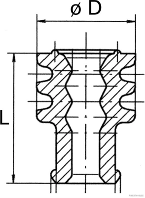 50282095 HERTH+BUSS Уплотнительная / защитная пробка (фото 2)