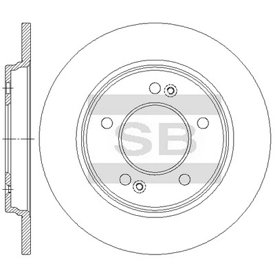 SD1173 HIQ Тормозной диск (фото 1)