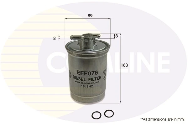 EFF076 COMLINE Топливный фильтр (фото 3)