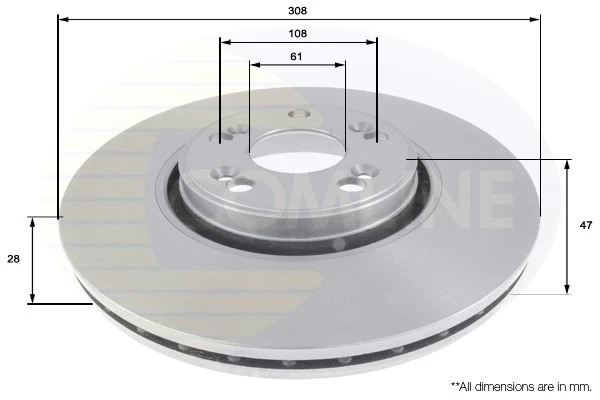 ADC1576V COMLINE Тормозной диск (фото 3)