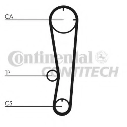 CT602 CONTITECH Зубчатый ремень (фото 5)
