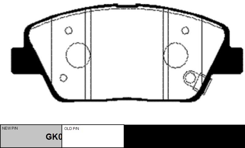 GK0551 CTR Комплект тормозных колодок, дисковый тормоз (фото 6)