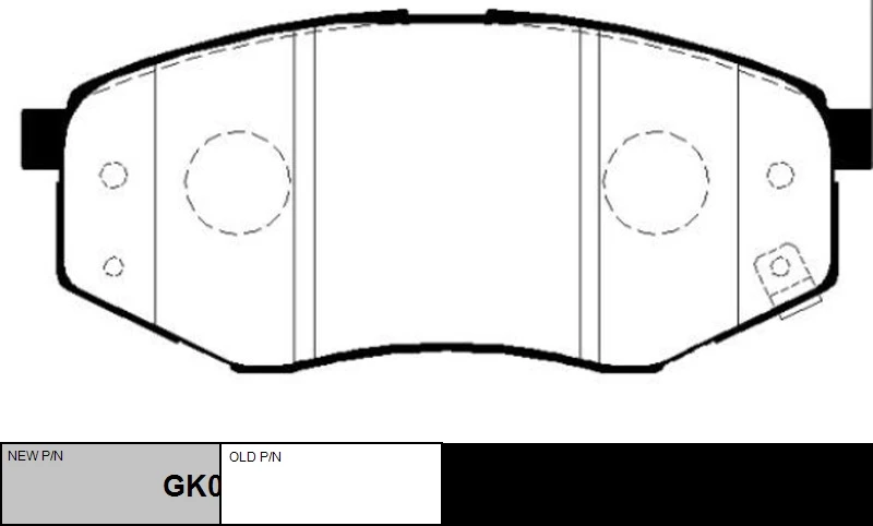 GK0495 CTR Комплект тормозных колодок, дисковый тормоз (фото 7)