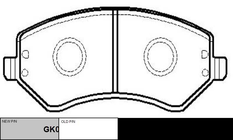 GK0090 CTR Комплект тормозных колодок, дисковый тормоз (фото 6)