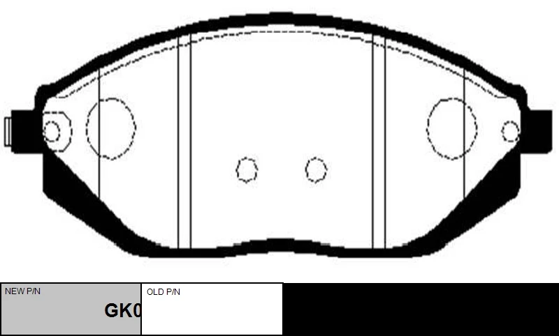 GK0451 CTR Комплект тормозных колодок, дисковый тормоз (фото 7)