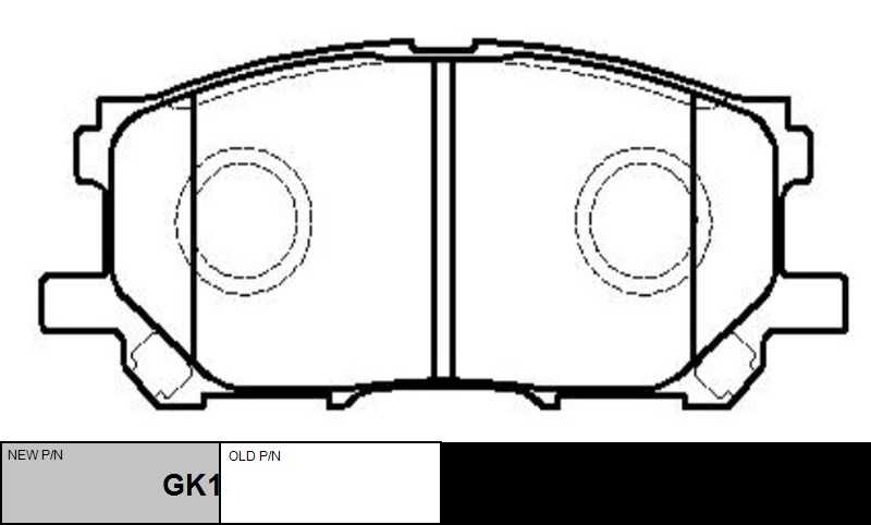 GK1059 CTR Комплект тормозных колодок, дисковый тормоз (фото 6)