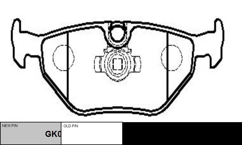 GK0005 CTR Комплект тормозных колодок, дисковый тормоз (фото 2)