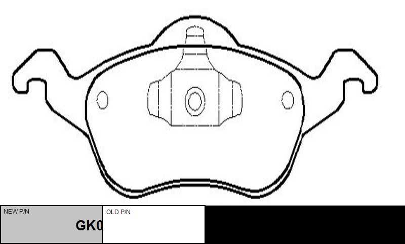 GK0157 CTR Комплект тормозных колодок, дисковый тормоз (фото 6)