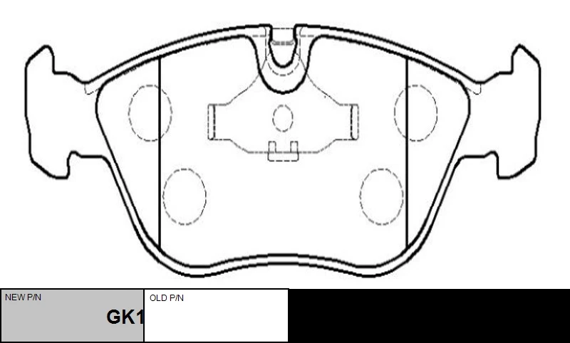 GK1213 CTR Комплект тормозных колодок, дисковый тормоз (фото 2)